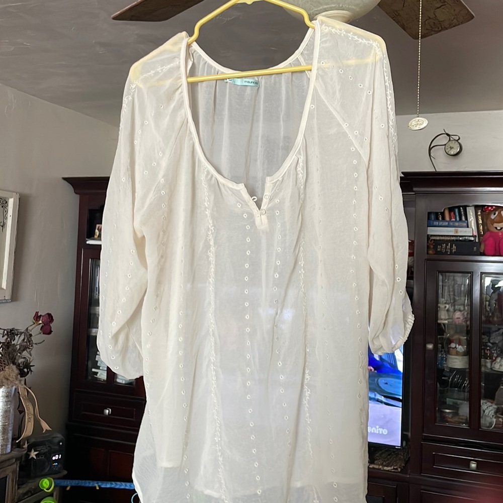 Maurice’s sheer top